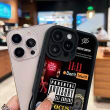 Estética roja: redes sociales, contenido explícito.funda de teléfono Fundas compatibles con ,Apple,VIVO,OPPO,,, y Honor.Fabricadas en silicona TPU,ofrecen protección contra golpes y caídas. - Negro - Ver 4