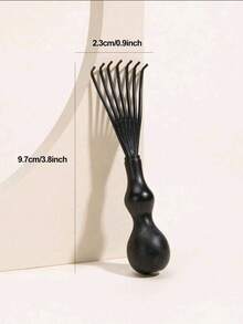 1pc Hair Brush Cleaner Tool, Removes Hair And Dust From Hairbrushes And Combs, Hair Styling Accessory - Solid Color - View 3
