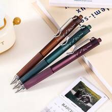 3pcs/Box Neutral Pens, Muted Tones, Minimalist Elegant Business Writing Pens, Student Stationery Multi-Functional Minimalist Exam Writing Pens - Gel Pen - View 1