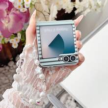 1pc Women's Phone Case, Protective Cover, Foldable Phone Case, Magnetic Phone Case, Bling Phone Case, Compatible With Samsung Galaxy Z Flip 7, Compatible With Galaxy Z Flip 6/Galaxy Z Flip 5/Galaxy Z Flip 7FE, Fashionable Cover Made Of High-Quality Material, Perfect For Gifting Or Personal Use, Compatible With Huawei Foldable Phone Cases Pura X, Nova FLIP'S, P50, Pocket2 - Multicolor - View 11