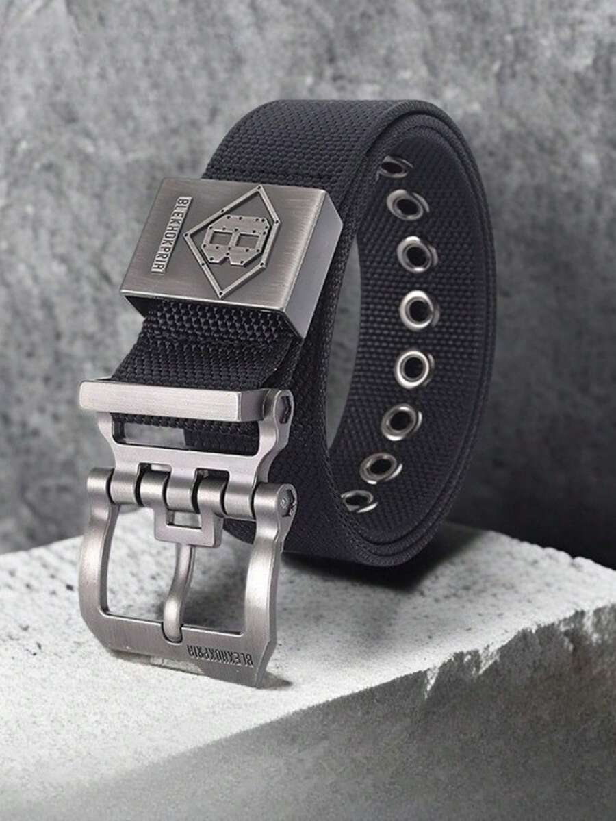 New Arrival Zipper Double-Sided Bead Texture Durable Men's Belt Fashion Youth Casual Quick-Dry Nylon All-Weather - Multicolor - View 1