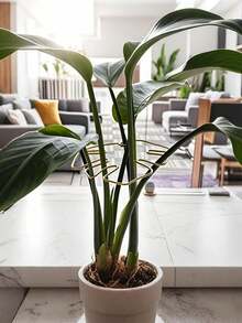 1/3 piezas Estructura de soporte y estantería de bambú con diseño de caparazón de tortuga duradera - Kit de entrenador de plantas trepadoras de metal con mango de bambú, adecuado para el crecimiento saludable y hermoso de las plantas, estructura de soporte para plantas | Soporte para plantas trepadoras | Estabilizador de metal - A - Ver 2