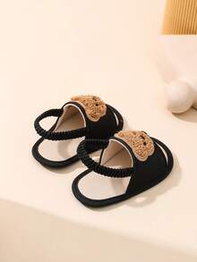Cartoon Baby Toddler Shoes, 0-1 Years Old - Black - View 4
