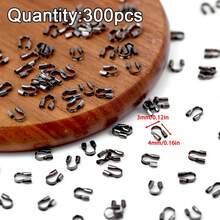 300个U型扣，按扣，耳钉配件，珠宝制作DIY串珠工艺用品 - diy - 查看 8