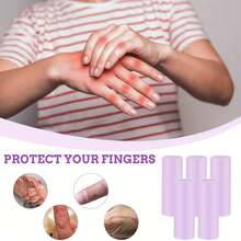5pcs/10pcs Gel Finger Guard-Silicone Finger Guard, Built-In Gel Filling, Adjustable Elasticity And Comfortable Fit, Suitable For Sports, Gardening, Work | Trigger Finger Support, Enhance Grip And Dexterity, Durable And Comfortable Hand And Foot Protection Cover - Multicolor - View 2