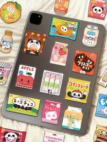 50pcs Baking-Themed Cartoon Creative Stickers For Notebooks Water Bottle Decorations And Laptop Personalization - Multicolor - View 5