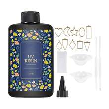 100g/200g Transparent UV Resin, UV Solar Curing Resin For DIY Jewelry Making - A - View 8