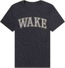Official  Distressed School Name Collegiate Classic Ring-Spun T-Shirt Unisex For Men & Women Collection - 黑色 - 查看 1