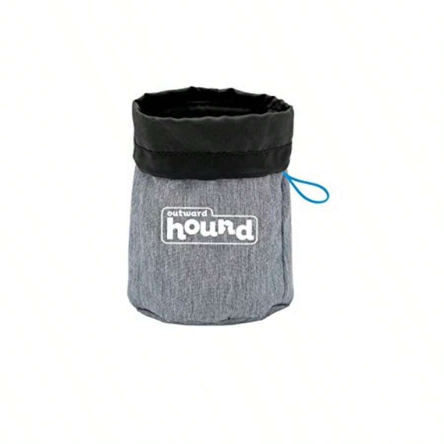 Outward Hound Kyjen 23006 Treat Tote Treat And Training Bag Dog Treat Carrier Bag Adjustable Shoulder Strap Large Blue - como en la foto - Ver 1