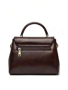 Dedoo 2026 Mother's Day First Choice Handbag, High-Quality Luxury Designer Crossbody Bag, Large Capacity Solid Color Shoulder Bag - Coffee - View 7