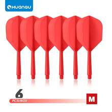 HUANQU 6 PIÈCES 2BA Plumes de fléchettes professionnelles universelles à filetage, Set de plumes de fléchettes d'une seule pièce, plumes de fléchettes professionnelles, anti-collision, ne se plient pas facilement, accessoires de fléchettes, manches de fléchettes universels 70 mm/75 mm/80 mm court/moyen/long, 8 options de couleurs - Multicolore - Voir 31