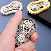 齿轮链减压玩具，学生工作减压神器，玩具和游戏/爱好，收藏品，派对用品/青少年创意玩具/青少年减压玩具/青少年捏捏乐玩具/史莱姆指尖玩具/圣诞礼物/万圣节礼物 - 彩色 - 查看 7