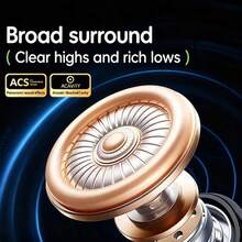 Jeep Earbuds 无线通话耳机 新款时尚外观 超长续航 无线立体声入耳式降噪耳机 超长续航耳机 男女通用 佩戴舒适 适用于笔记本电脑、平板电脑和手机 - 查看 3