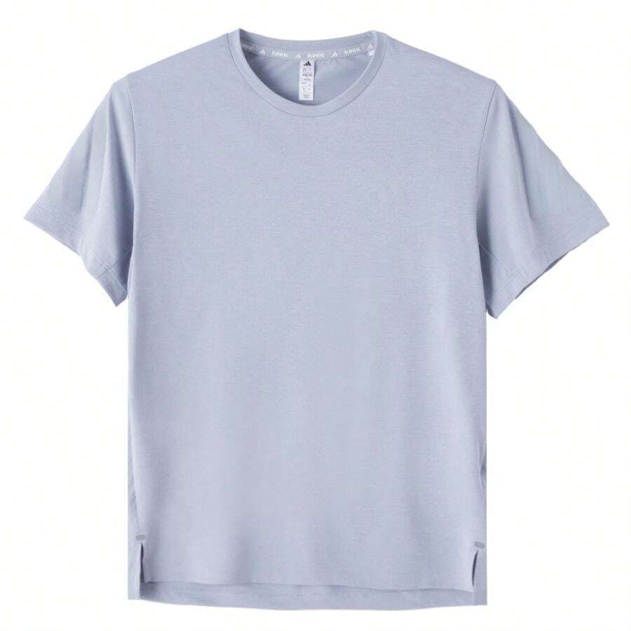 Adidas Women's Comfortable Lightweight Casual Outdoor Sports Short Sleeve T-Shirt ADI365/// T KF2699 - Light Blue - View 1