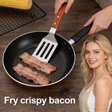 1pc Stainless Steel Pancake Spatula | 3-In-1 For Stirring Yogurt, Cooking Pancakes & Grilling Cold Noodles, Flat & Angled Design, Essential Kitchen Tool - Cooking Pan-fried Spatula - View 7