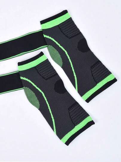 1 paire de support de cheville pour sport extérieur, avec fonction de soutien et de compression de la cheville, convient pour la randonnée, le basketball, la course et le yoga