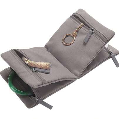 Túi đựng trang sức di động, túi đựng vòng tay ngọc bích, dây chuyền, nhẫn, hạt cườm.