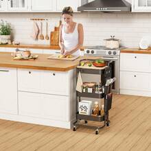 Storage Carts - Black - View 8