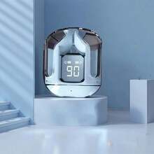 无线迷你耳机，LED电量数字显示，TWS真无线耳机，适用于手机的立体声蓝牙耳机 - 查看 2