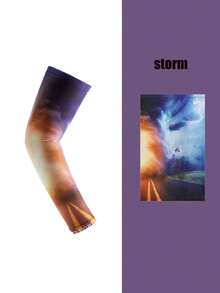 1 Pair Summer Ice Silk Sun Protection Arm Sleeves, Unisex Breathable Casual Ice Cool Outdoor Driving Cycling UV Protection Sleeve Covers - A - View 10