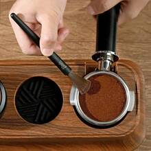 Cepillo de limpieza de nailon para molinillo de café, accesorio de cepillo de limpieza para máquina de espresso - Multicolor - Ver 3