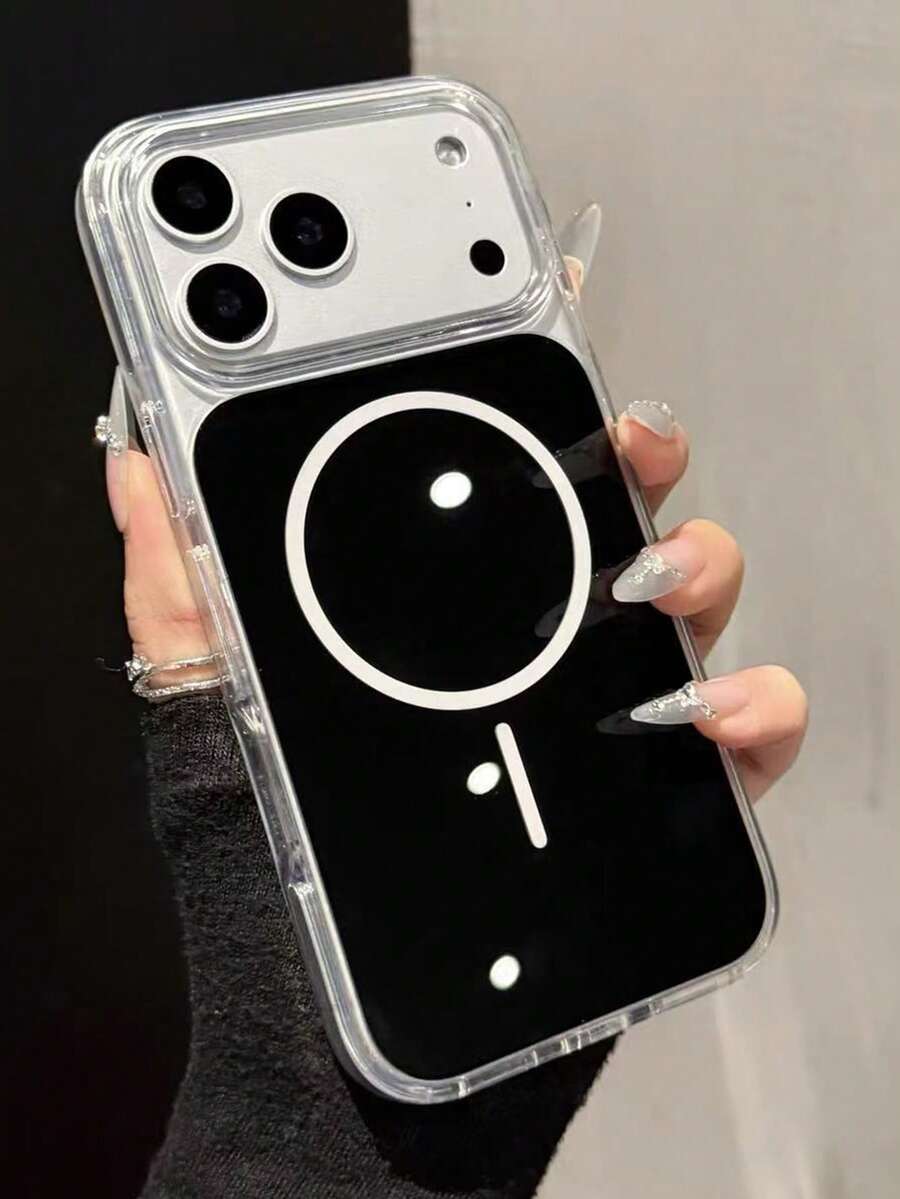 Luxury Magnetic Wireless Charging Transparent Phone Case Compatible With IPhone 17 Pro Max 17 Pro 17 16 15 14 13 Pro Max 16 15 14 Plus Shockproof Protective Cover