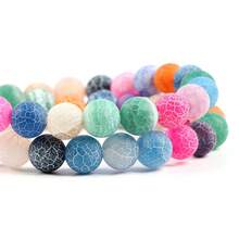 Weathered Agate Beads, DIY Jewelry Making Supplies For Bracelets And Necklaces, Elegant Boho Style Accessories - Multicolor - View 14