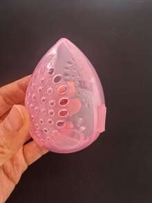 便携式透明透气化妆蛋收纳盒，带防霉防潮海绵保护壳，适用于化妆海绵/粉扑/粉扑等物品，可用于房间、家居、卧室、浴室、粉色房间、客厅装饰、旅行用品、礼品袋、送给妈妈、爸爸、男士、朋友、老师的礼物、生日礼物、婚礼礼物、办公桌、置物架、配件收纳、礼品盒、趣味礼物、收纳盒、珠宝盒、化妆刷收纳袋、香水收纳盒、化妆包、女士礼物、圣诞礼物、送礼佳品等。 - 彩色 - 查看 9