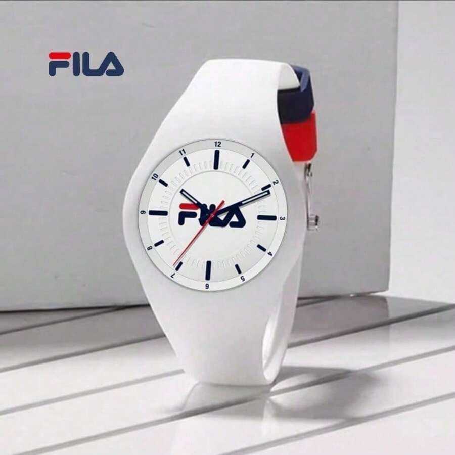FILA ORIGINALE One-Piece Silicone Quartz Watch 47mm Large Dial 30M Waterproof Student Couple Sports Wristwatch - one-size - View 1