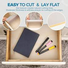 1 Roll Trimable Kitchen Drawer Liner, Transparent Moisture-Proof Shelf Pad, Non-Slip Anti-Dust Cabinet Mat, Suitable For Wardrobe & Shoe Cabinet - Transparent Moisture-proof Mat - View 7