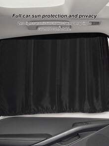 带吸盘的汽车遮阳帘 – 防紫外线隔热隐私侧窗帘，滑动式设计，保护隐私并防眩光，易于安装和拆卸，适用于大多数轿车、SUV、MPV - 遮陽簾 - 查看 5