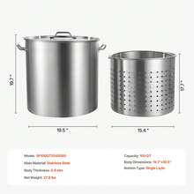 Autres pièces de batterie de cuisine - 94,6 L - Voir 7