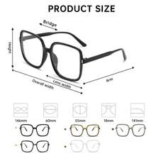 1 Pair Geometric Design Glasses For Women - White Bean Curd - View 2