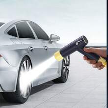 高品质柔性可伸缩花园软管高压喷嘴长杆喷枪汽车清洗软管 - B - 查看 7