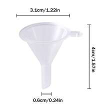 5/10/50pcs Mini Transparent PP Funnels, Suitable For Liquid Packaging And Filling Of Cosmetics, Toners, And Toiletries, As Well As Laboratory Liquid Packaging And Outdoor Camping Seasoning Packaging - View 2