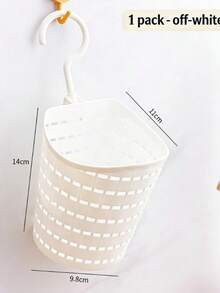Plastic Hanging Storage Basket, Kitchen Utensils, Ginger, Garlic, Toiletries Organizer - A - View 9