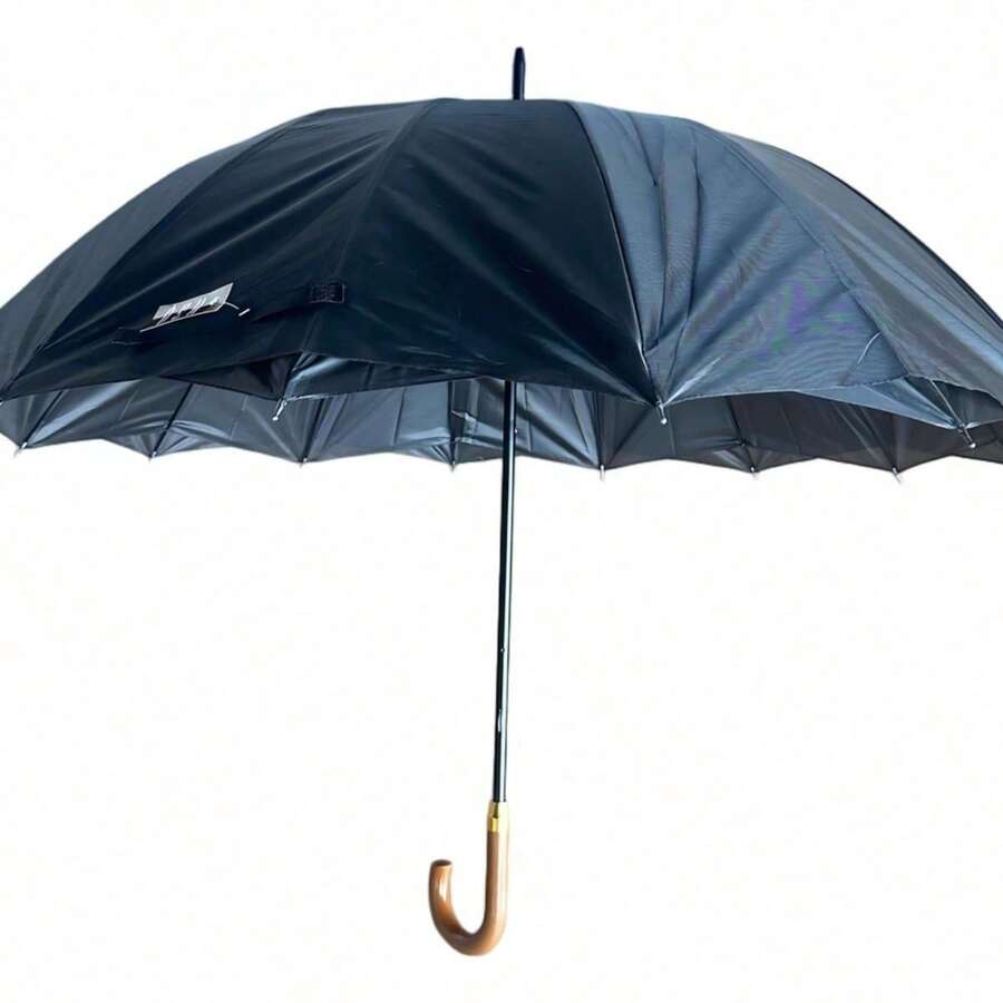 Umbrellas And Rain Hat Umbrellas - Black - View 1