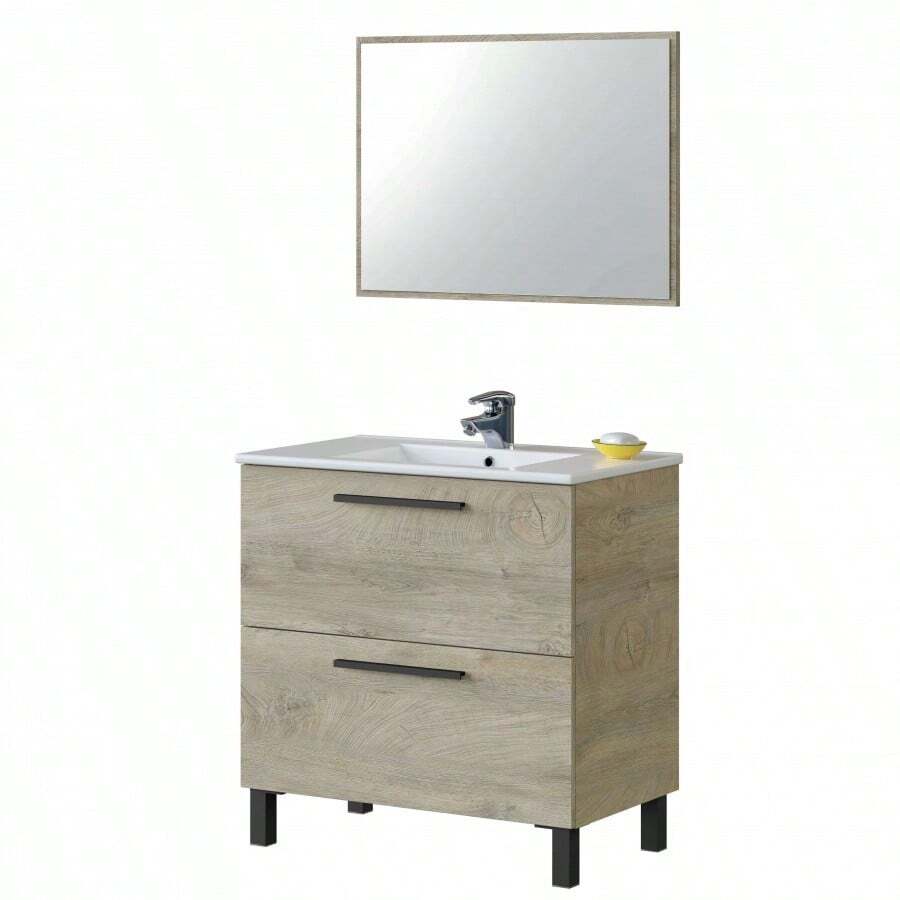 Miroytengo Bathroom Furniture Sets - Gỗ sáng - Xem 1