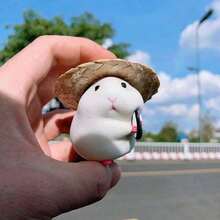 Car Decoration Hamster Car Accessories New Console Cute Car Interior Pendant Decoration Cool Decoration Accessories - 多色的 - 查看 2