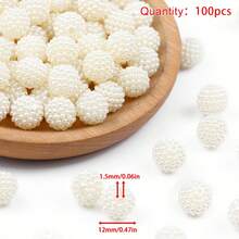 20-100颗亚克力珠，桑葚球，适用于项链、手链、DIY首饰制作、工艺品材料 - diy - 查看 10