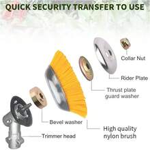 8 Inch Nylon Brushcutter Strimmer Brush Head For Moss And Path  Removal UK - A - 查看 6