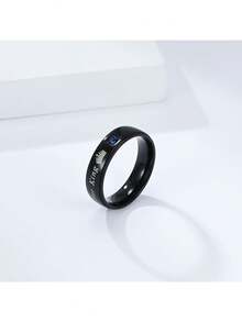 Anillos de pareja de acero de titanio de Rey y Reina, joyería de moda popular europea y americana - De las mujeres - Ver 4