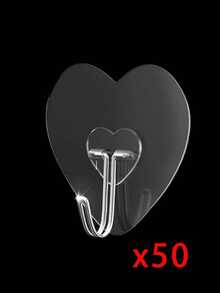 透明防水可重复使用无缝墙钩，适用于厨房、浴室、办公室等场所的高强度使用。 - 查看 15