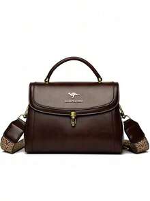 Dedoo 2026 Mother's Day First Choice Handbag, High-Quality Luxury Designer Crossbody Bag, Large Capacity Solid Color Shoulder Bag - Coffee - View 9