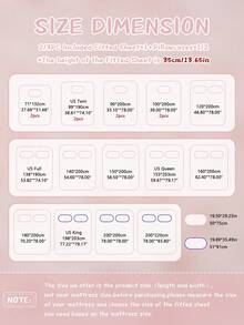 2/3件套粉色格子蝴蝶结床上用品套装，柔软亲肤的床笠和枕套套装，适合卧室/宿舍（男孩/女孩）、旅行，2/3件套（1个床笠+1/2个带口袋的枕套，不含枕芯） - 粉色 - 查看 4