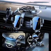 Giá đỡ điện thoại xoay 360° có giác hút, phù hợp với điện thoại thông minh, giá đỡ điện thoại trên xe hơi ổn định, chống rung, có thể xoay ở mọi góc độ, giá đỡ định vị ô tô tiện dụng, lực hút mạnh, độ ổn định cao, dễ lắp đặt, an toàn và đáng tin cậy, công cụ thiết thực cho việc định vị khi lái xe. - A - Xem 12