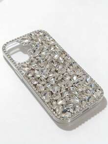 Luxury Diamond Tassel Phone Case Compatible With Iphone 16, 16 Pro Max, 16 Pro - White - View 2