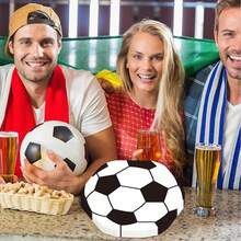 20/40/60/100PCS Soccer Party Supplies Soccer Football Paper Napkins Black And White Design- Soccer Napkins For Soccer Fans Football Napkin Disposable Football Party Napkin Sports Ball Napkin Football Dinner, Suitable For Sports Party Supplies - View 6