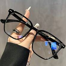 3pcs Blue Light Blocking Glasses - Fashion Square Fake Eyeglasses, Anti Ray Computer Gaming Glasses, Blue Blockers Glasses For Women/Men - Đang có nhu cầu cao - Xem 10