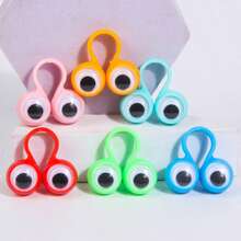 20pcs Finger Moving Eye Rings, Pranks Game, Birthday Gift Bag, Ideal For Teen Party Favors, Student Classroom Rewards Or Graduation Exchange Gifts - Multicolor - View 11